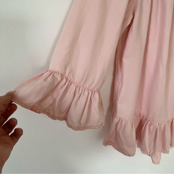 Beachlunchlounge Pink Off Shoulder Ruffle Blouse - Picture 4 of 6